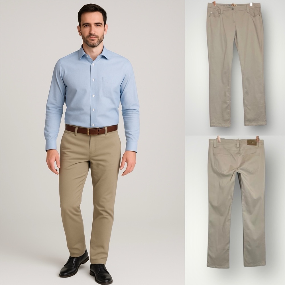 NWOT Alviero Martini | 1a Classe Khaki Pants Designer Straight Leg